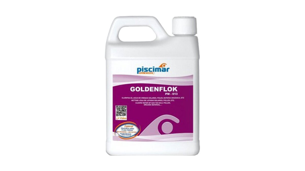 محلول شفاف کننده Goldenflok آب استخر پیسیمار مدل PM-613 | میراب آرین