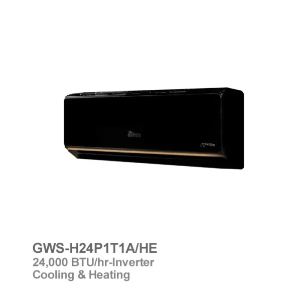 کولر گازی اینورتر گرین سری بلک مدل GWS-H24P1T1A/HE