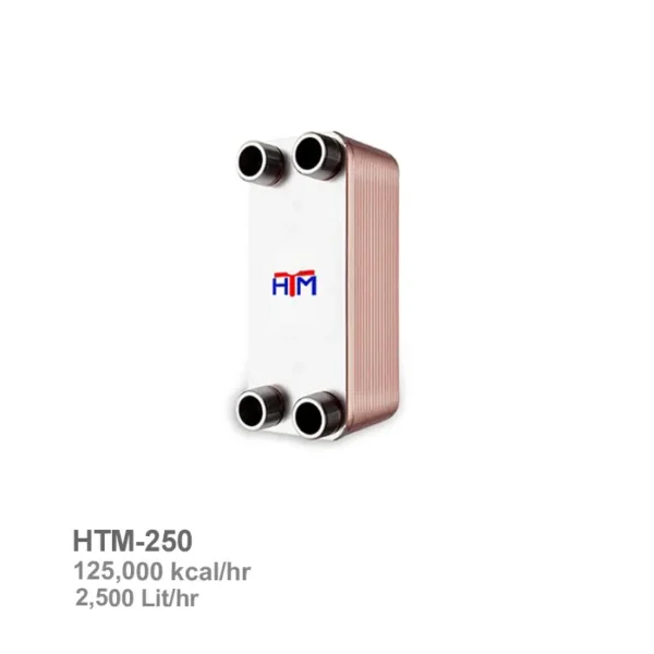 مبدل حرارتی آب به آب اچ تی ام مدل HTM-250| ناب تهویه