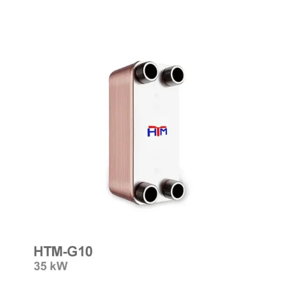 مبدل حرارتی گاز به آب اچ تی ام مدل HTM-G10 | ناب تهویه