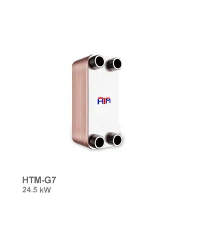 مبدل حرارتی گاز به آب اچ تی ام مدل HTM-G7 | ناب تهویه